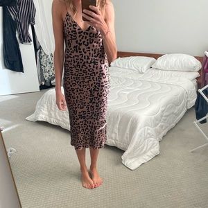 Cami NYC silk print dress